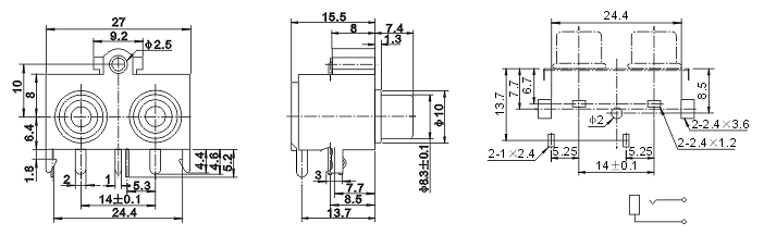 RCA-232E/PB: tech img