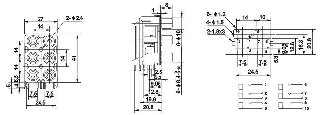 RCA-613B/PB: tech img