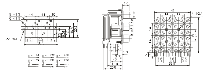 RCA-913B/PB: tech img