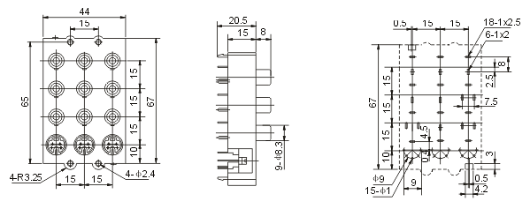 RCA9-DIN3-401: tech img