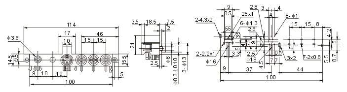 RCA3-3.5x2-DIN-401: tech img