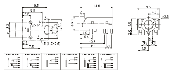 CK-3.5-043C/CK-3.5-053C: tech img