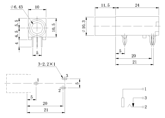 CK-6.35-25/D: tech img