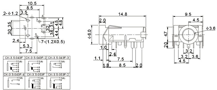 CK-3.5-043F/CK-3.5-053F: tech img