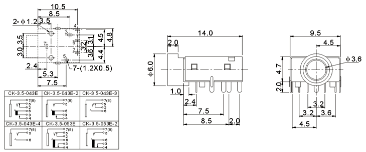 CK-3.5-043E/CK-3.5-053E: tech img