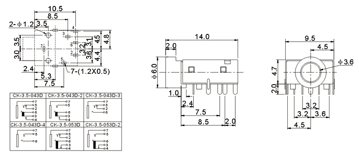 CK-3.5-043D/CK-3.5-053D: tech img