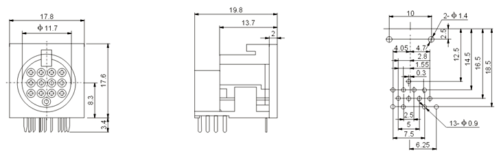 DIN-D1301C: tech img