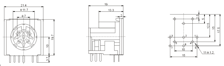 DIN-D801/PB: tech img