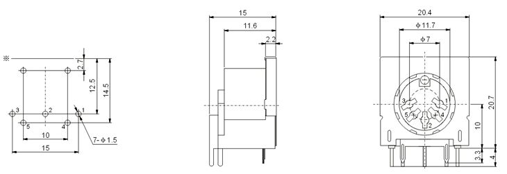 DIN-D501/PB: tech img